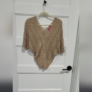 Shasa sweater like shirt size medium